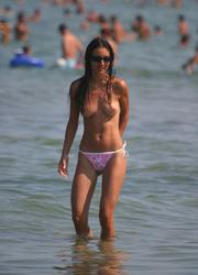 A nude girl at the Copacabana Image 6