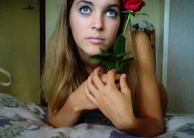 My girlfriend loves roses and love the pics of her sexy body and roses. Image 9