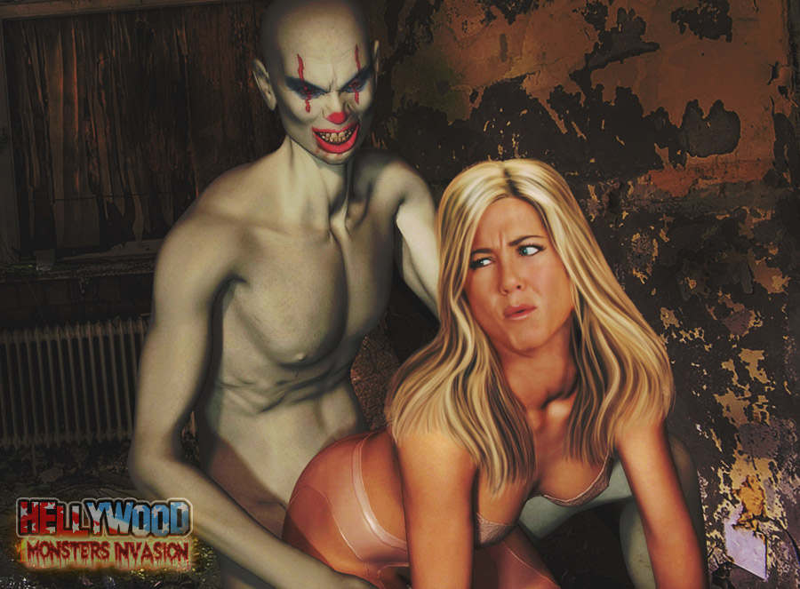 Jennifer Aniston fucked by monsters