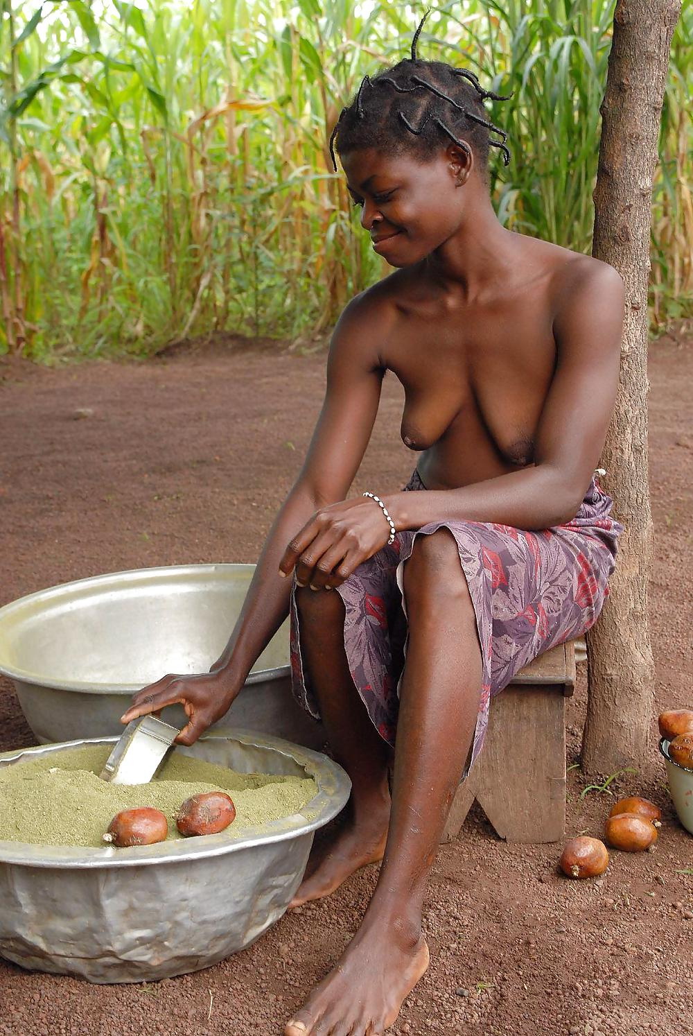 Naked african village