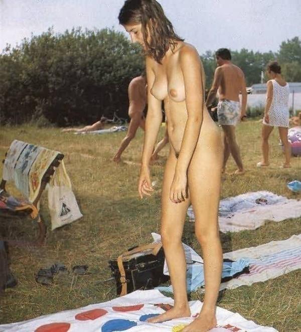 Vintage Beach Nudist.